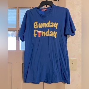 Sunday funday size large T-shirt
